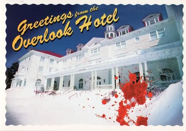 The Shining - Postal oficial promocional — Stephen King - 1